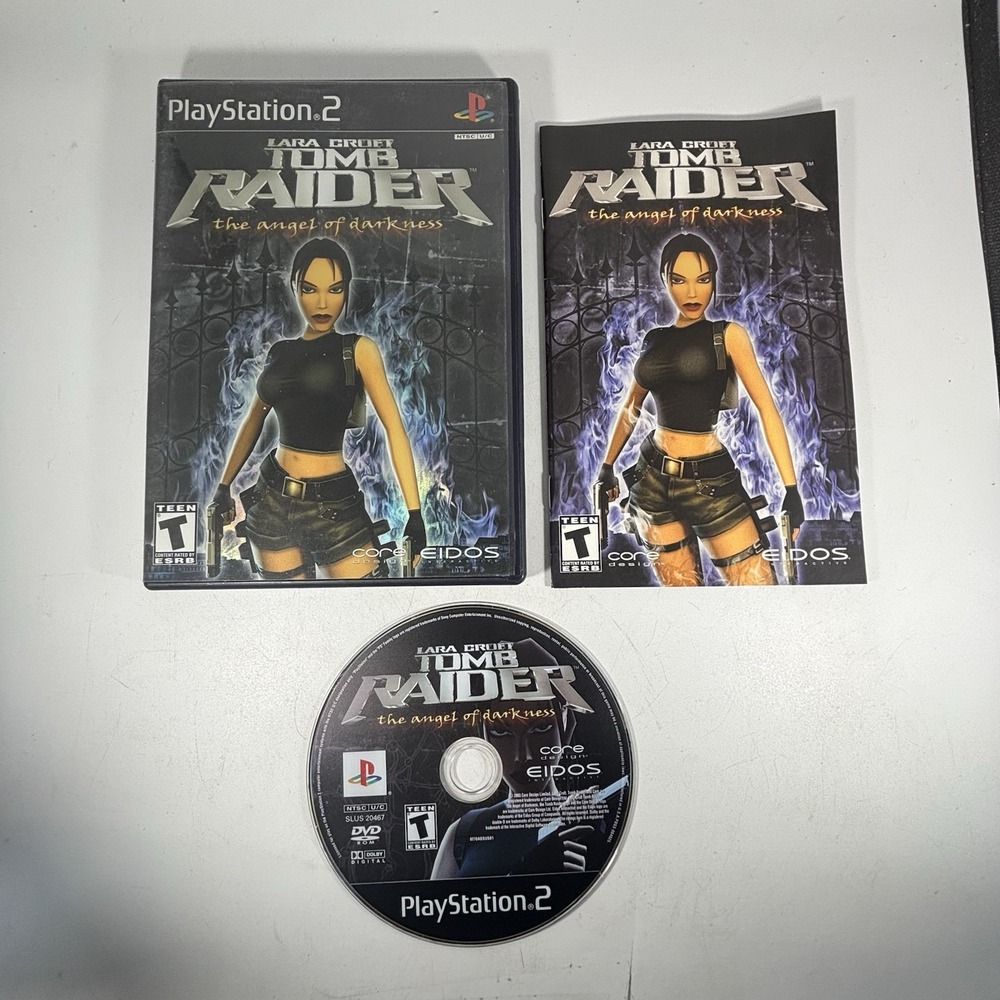 Lara Croft: Tomb Raider The Angel‎ of Darkness (Sony PlayStation 2, 2003) CIB